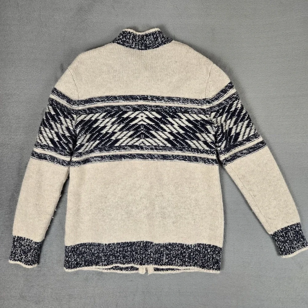 Pendleton Original Westerley Sweater Adult Medium Lambs Wool Full Zip Aztec - Picture 2 of 7